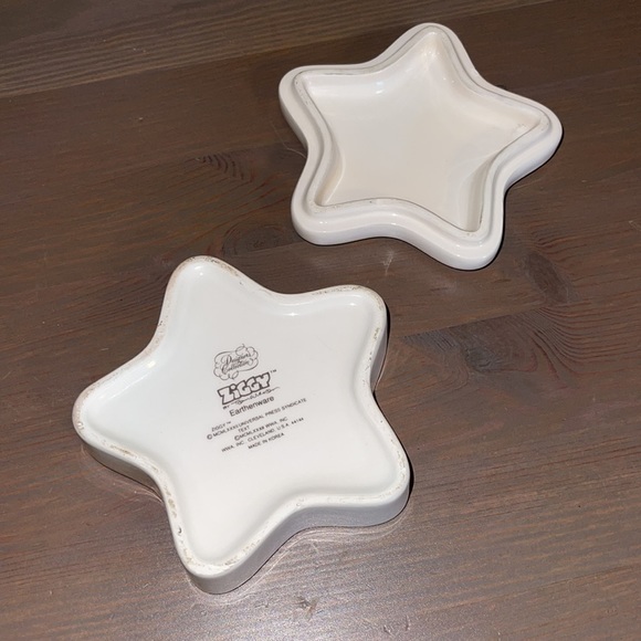 Vintage Ziggy “WHAT-NOTS” Star Shaped Ceramic Dish with Lid from Korea - Picture 8 of 10